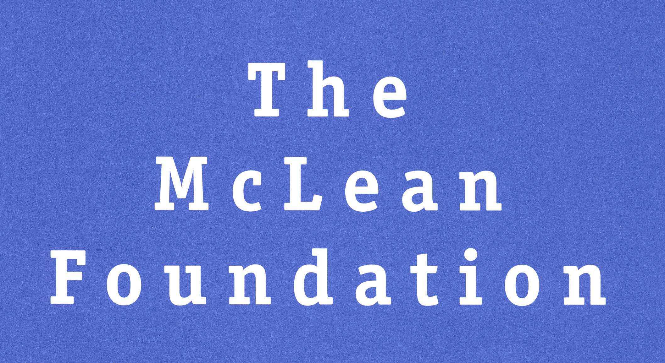 The McLean Foundation logo