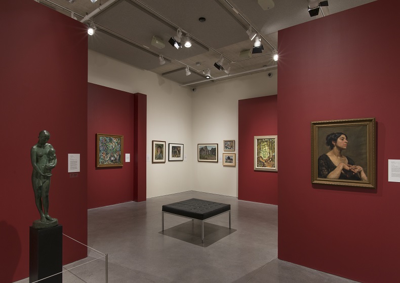 Exhibition shot of Leading the Way: Early Canadian Women Artists