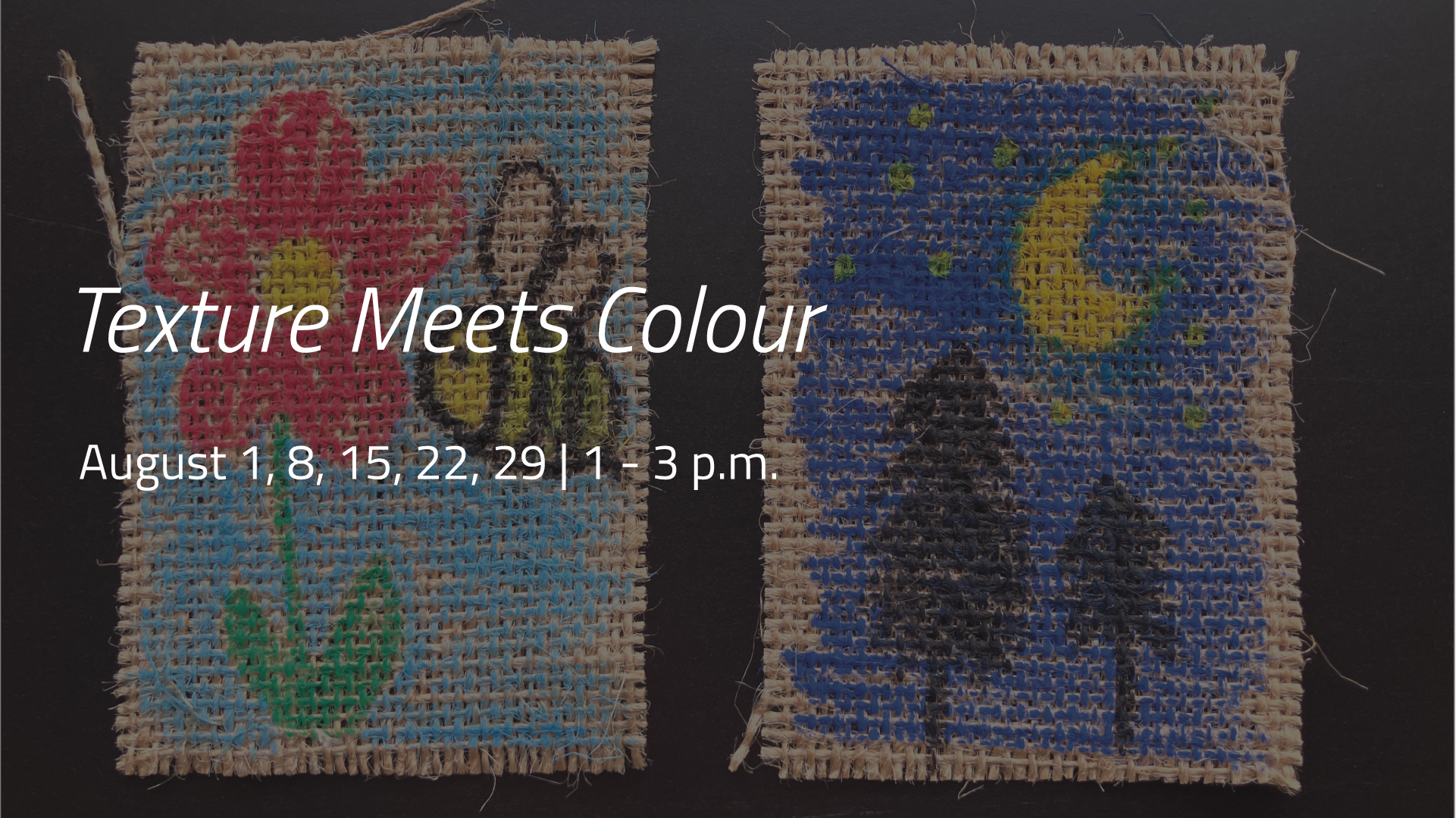 Promotional graphic for the August Family Saturday activity.