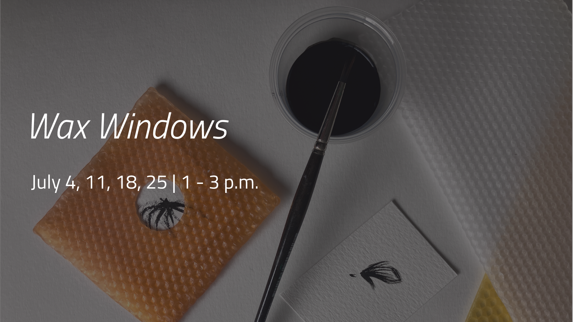 Promotional graphic for the July Family Saturday activity